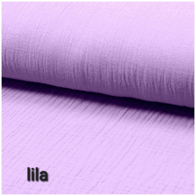 dámske mušelínové šaty, oversize strih, farba lila