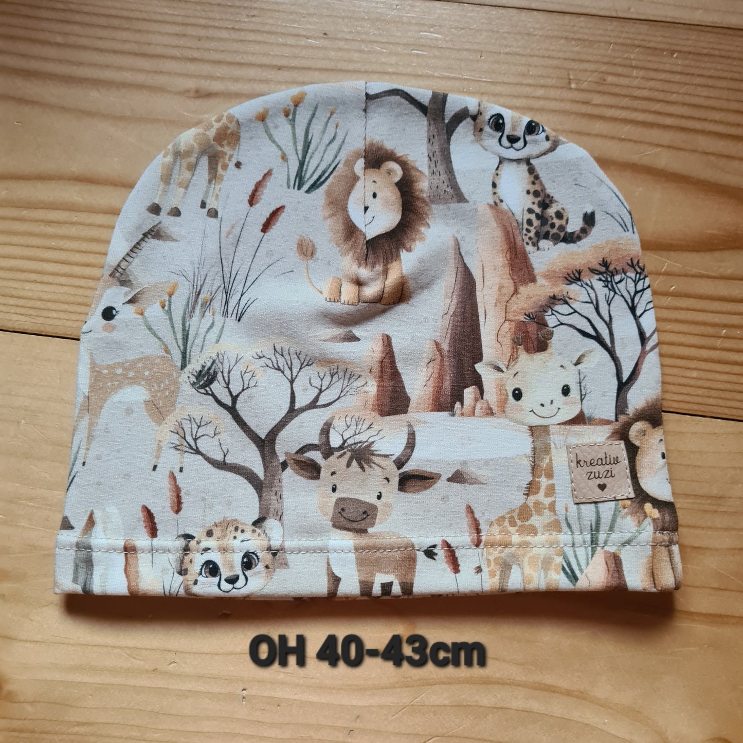 čiapka jednovrstvová, zvieratká savana