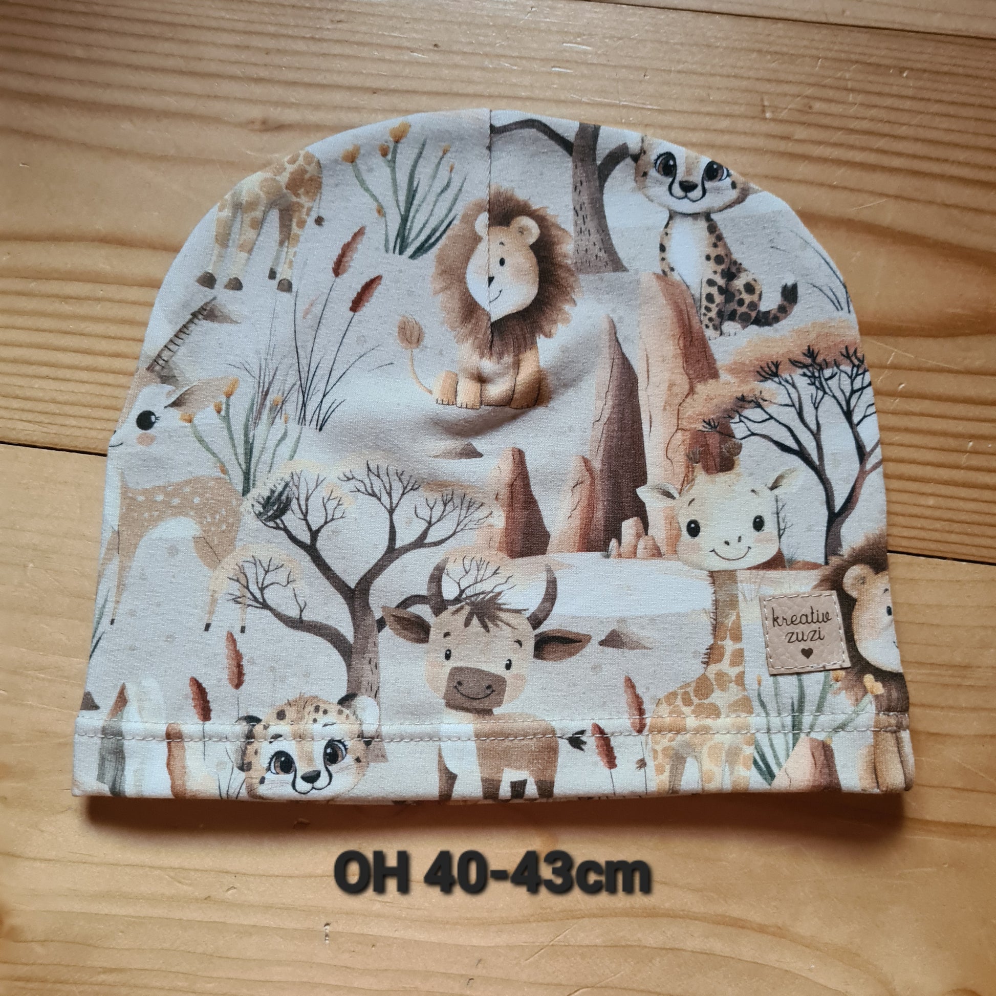 čiapka jednovrstvová, zvieratká savana