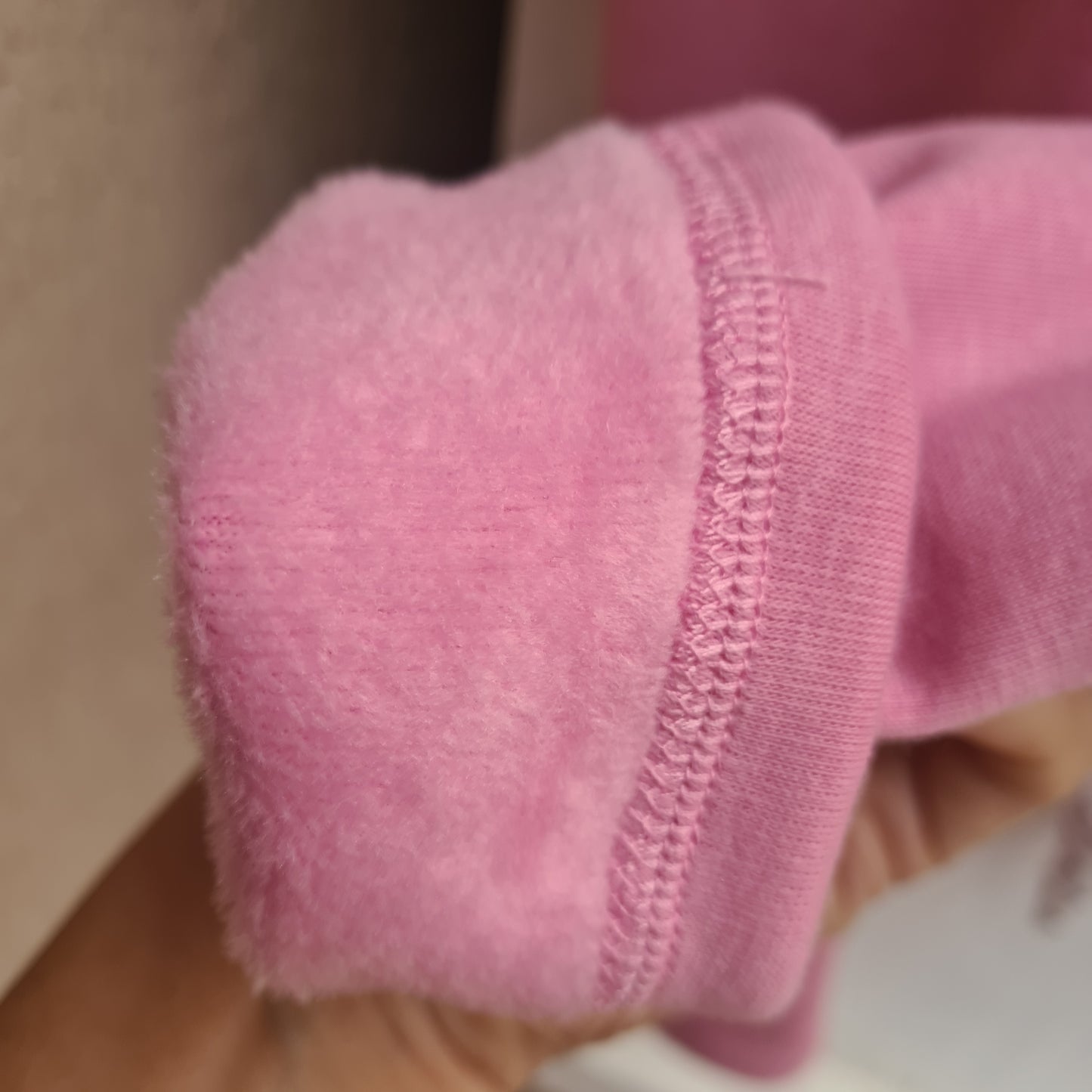 detské zateplené legíny, warmkeeper, ružová, staroružová farba, foto zvnútra, detail