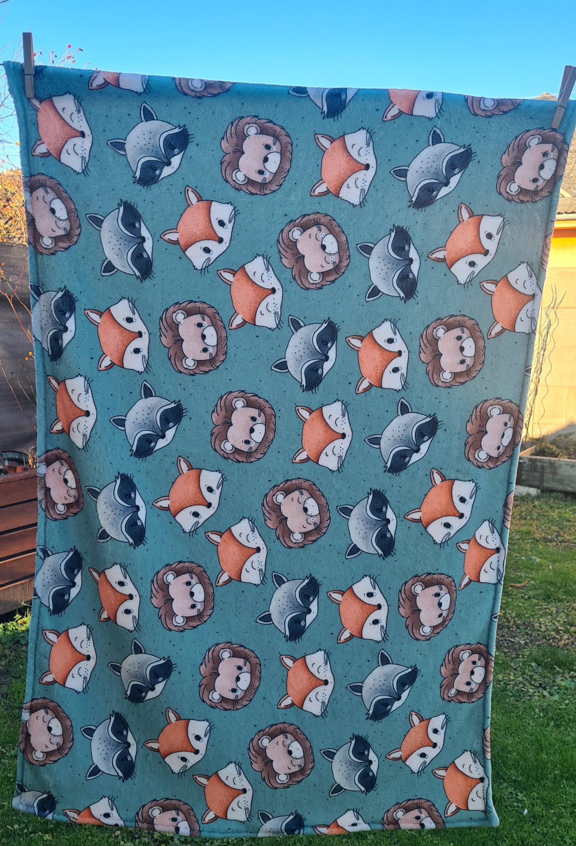 flísová deka trio z lesa