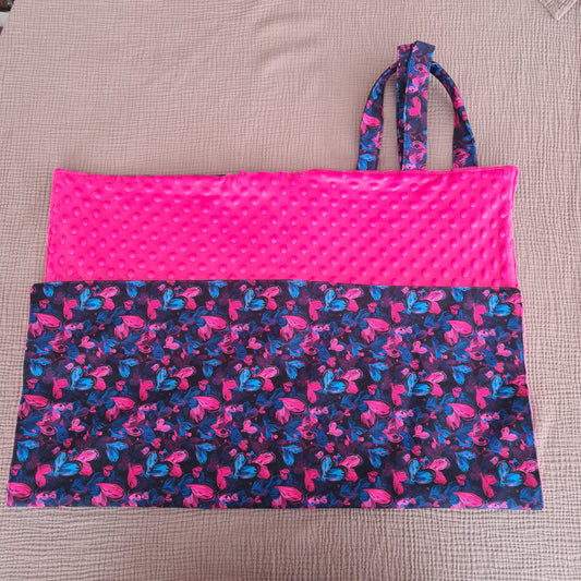 obojstranná podložka pre psa- softshell + minky 