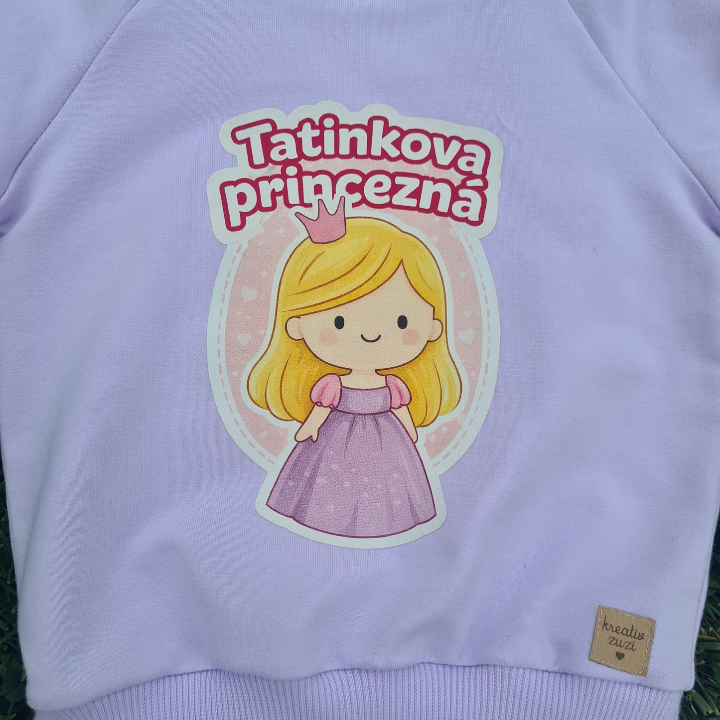 Tepláková súprava tatinkova princezná- blond