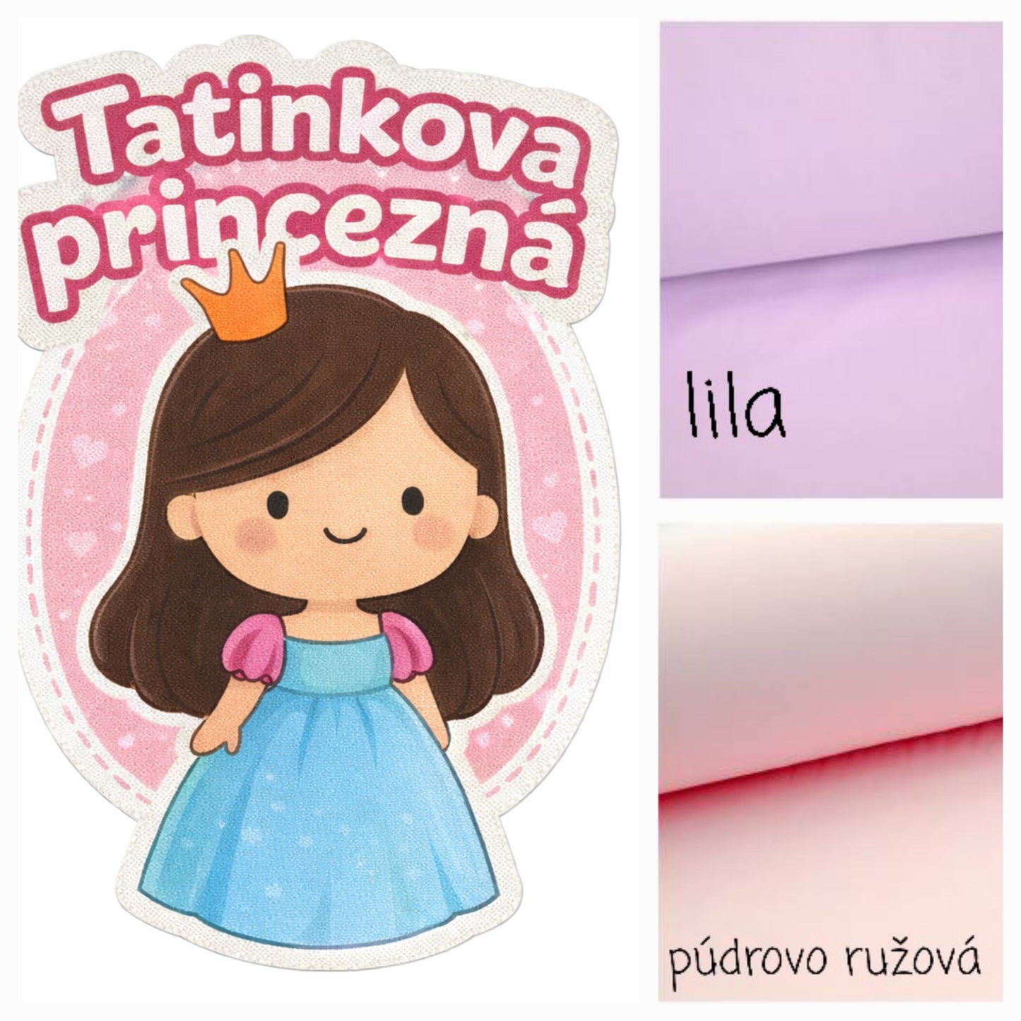 Tepláková súprava Tatinkova princezná – brunetka