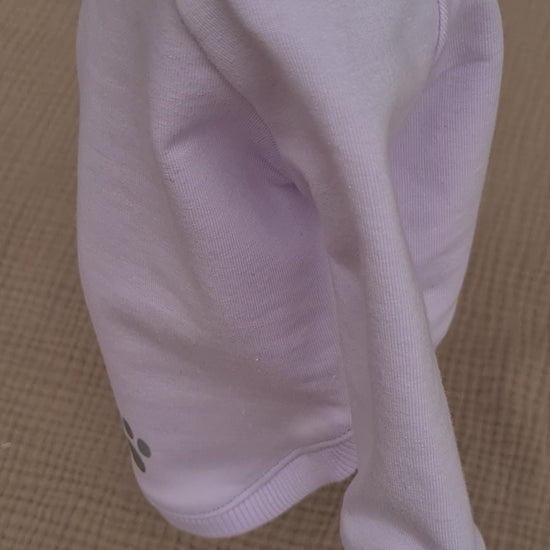 mikina pre psa bez kapucne, lila farba, video