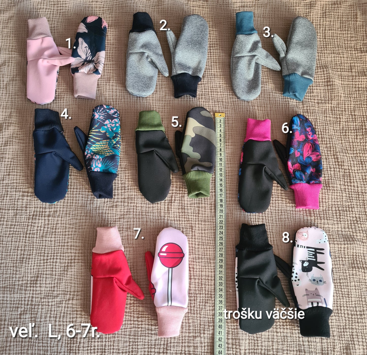 Softshellové rukavice