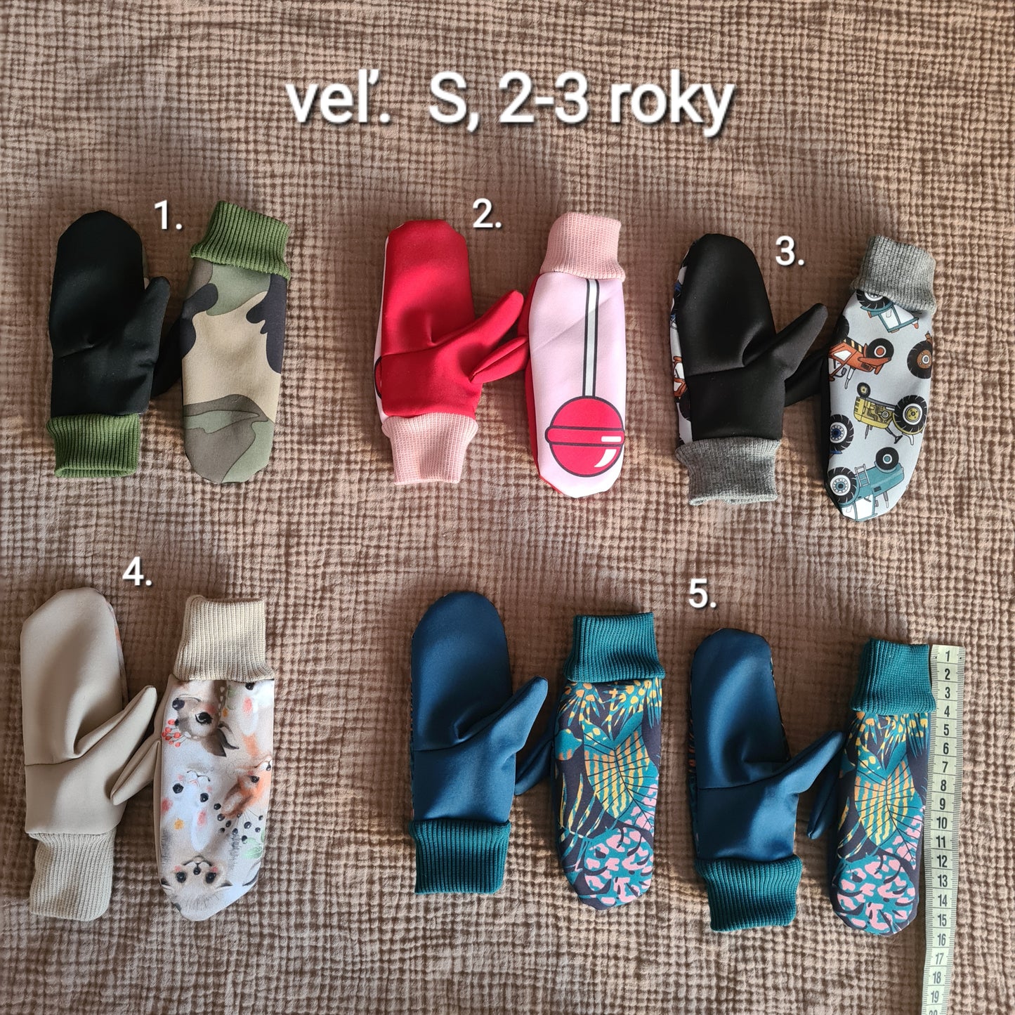 Softshellové rukavice