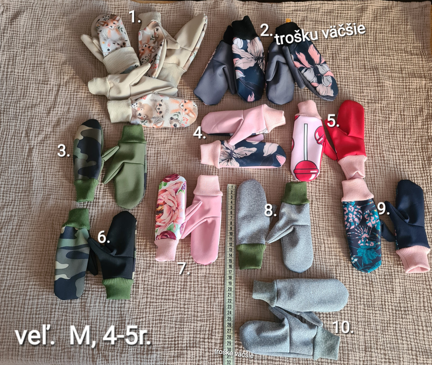 Softshellové rukavice